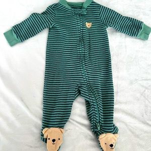 Baby Boys Bear Footed Pajama